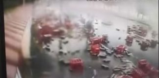 Acidente caminhão de refrigerante