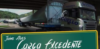 Transporte de carga excedente: pá eólica