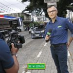 Gravações da matéria sobre a nova medida máxima para VUC em São Paulo/SP.