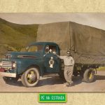 Foto enviada por PH Iacona: “Caminhão Ford F6 de meu pai Sr. Paschoal, mais ou menos em 1952. Ele fazia a linha São Paulo – Rio de Janeiro, trabalhava para Vidraçaria Santa Marina.”