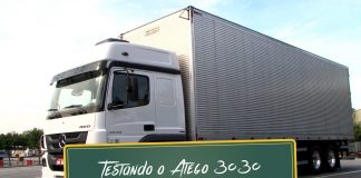 Testando o novo Mercedes-Benz Atego 3030 Novo Mercedes-Benz Atego 3030.