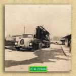 Foto enviada por Carlos Alberto Salmazi de Osasco/SP: “Foto do caminhão Magirus que meu pai (Alberto) dirigiu na década de 50, esse veículo era um V8 a Diesel refrigerado a ar com câmbio de 6 marchas, no transporte de estacas e bate estacas.”