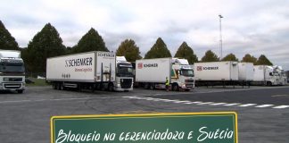 Bloqueio na gerenciadora de risco e transporte na Suécia Bloqueio na gerenciadora de risco e transporte na Suécia