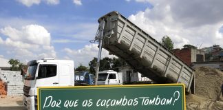 Mais segurança nas operações com caçamba Operações com caçamba.