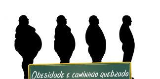 Obesidade e caminhão quebrado na estrada Obesidade e caminhão quebrado na estrada