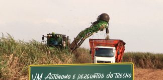 VM Autônomo para colheita de cana e respostas para as perguntas do trecho Volvo VM Autônomo