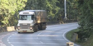 Descida de Serra e Testes MAN caminhão antigo descendo a serra na Anchieta