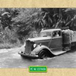 Foto enviada por Renato de Curitiba/ PR: “Chrysler (Dodginho), ano 1937, do meu Pai Carlos Renato Juffernbruch. Em 1959, dia de chuva na estrada, indo de Curitiba a São Paulo.”