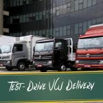 Testando novos caminhões da linha Delivery