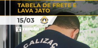 Tabela de frete, carta frete, Lava-Jato e outros assunto do trecho Tabela de Frete e Lava-Jato