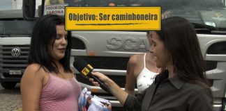 Batalhando para ser caminhoneira Batalhando para ser caminhoneira