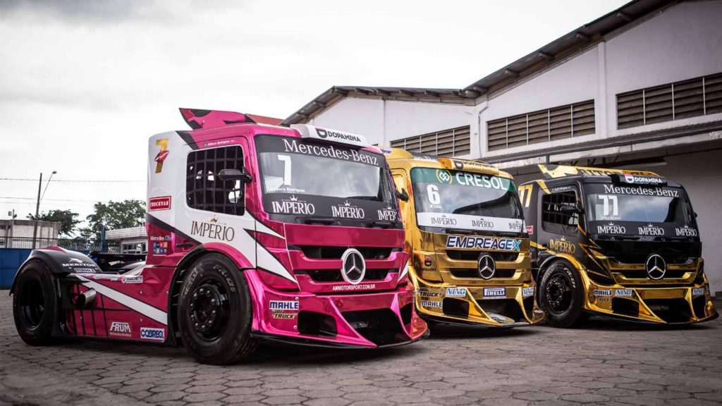Caminhões Mercedes-Benz na Copa Truck 2019