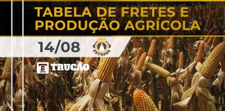 Tabela de fretes e produção agrícola