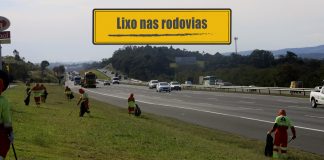 Lixo nas rodovias Lixo nas rodovias