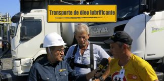 Transporte de óleo lubrificante Transporte de óleo lubrificante