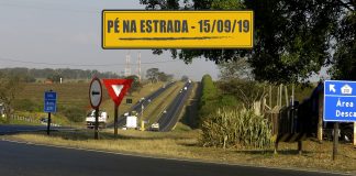 Frete em baixa e as cores da sinalização de trânsito Frete em baixa e as cores da sinalização de trânsito