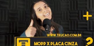 Pode transportar produto perigoso com placa cinza? placa cinza