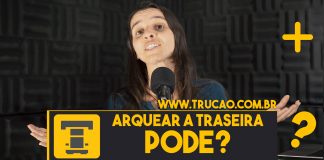 Quanto é permitido arquear a traseira do caminhão? arquear