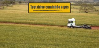 Test drive caminhão Scania a gás Test drive caminhão Scania a gás
