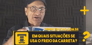 Quando se usa o freio da carreta? freio