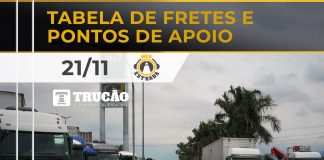 Tabela de frete e pontos de parada Tabela de Fretes e Pontos de Apoio