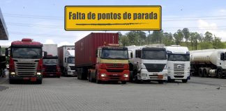 Falta de pontos de parada Falta de pontos de parada