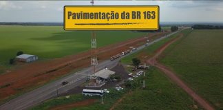 Pavimentação da BR 163 Pavimentação da BR 163