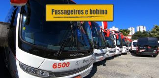 Queda no fretamento de ônibus e transporte de bobinas Queda no fretamento de ônibus e transporte de bobinas