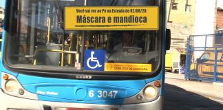 Uso da máscara no transporte público e logística da mandioca Uso da máscara no transporte público e logística da mandioca