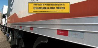 Novos extrapesados e faixa refletiva Novos extrapesados e faixas refletivas