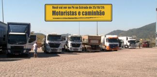 Falta de motoristas e caminhão envelopado Falta de motoristas e caminhão envelopado