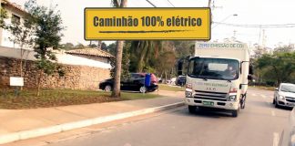 Caminhão 100% elétrico Caminhão 100% elétrico