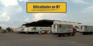 Dificuldades nas estradas do MT Dificuldades nas estradas do MT