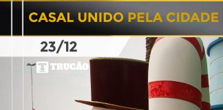 Casal unido pela estrada