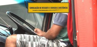 Simulação de resgate e Cursos à distância resgate