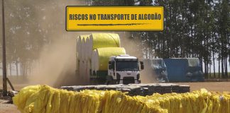 Riscos no transporte de algodão algodão