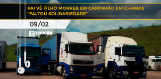 Pai vê filho morrer em caminhão em chamas – “Faltou solidariedade”