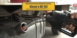 Preço do diesel e problemas na BR 163 Preço do diesel e problemas na BR 163