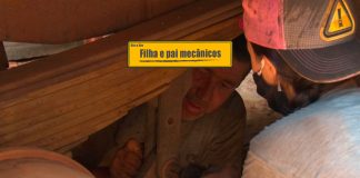 Filha e pai mecânicos Filha e pai mecânicos