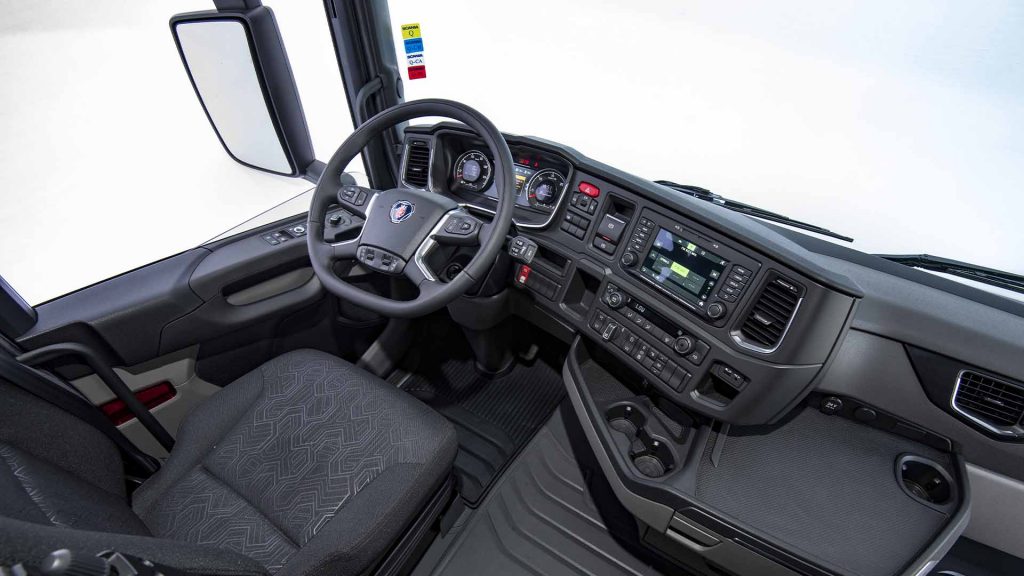 Cabine dos novos caminhões Scania