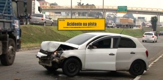 Acidente na pista Acidente na pista