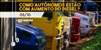 Como autônomos estão com o aumento do diesel?