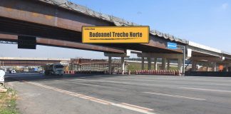 Obras do trecho Norte do Rodoanel SP Obras do trecho Norte do Rodoanel SP