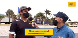 Sem perrengue | Bloqueado no meio do nada Bloqueado em estrada de mão dupla