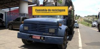 Caminhão de reciclagem Caminhão de reciclagem