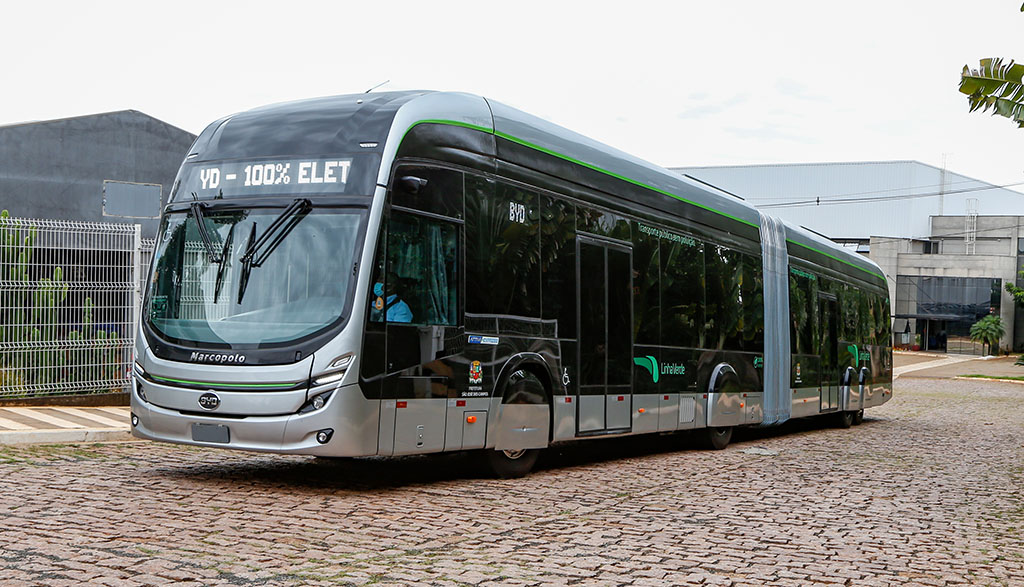 Ônibus elétrico articulado da BYD/Caio para a cidade de São Paulo está  pronto e será testado pela SPTrans