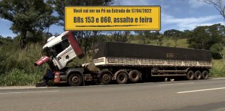 BRs 153 e 060 em Goiás, frete suspeito e feira agrícola Condições das BRs 153 e 060 em Goiás