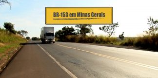 Panelas invertidas na BR 153 em Minas Gerais BR 153 em Minas Gerais
