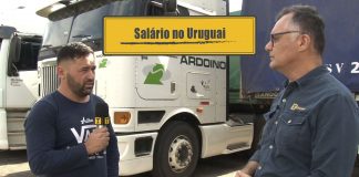 Salário do motorista de caminhão no Uruguai Salário do motorista de caminhãono Uruguai