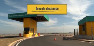 Ponto de apoio na rodovia Área de descanso